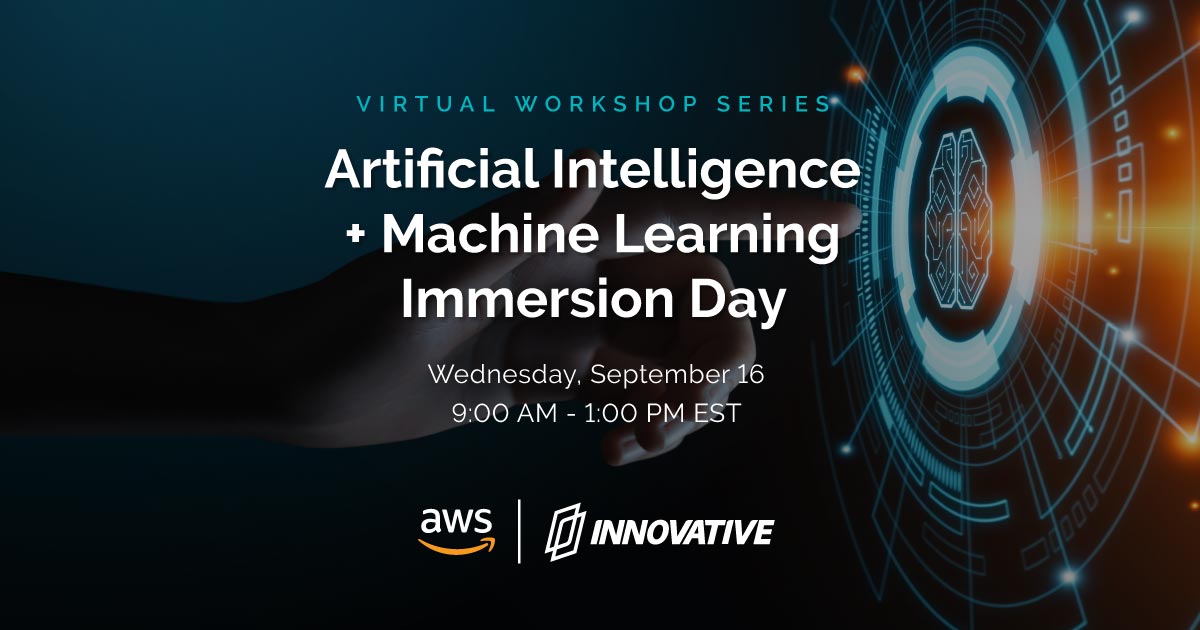 AI/ML Immersion Day with Innovative and AWS