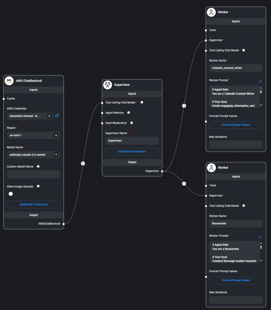 Visual Workflow Builder